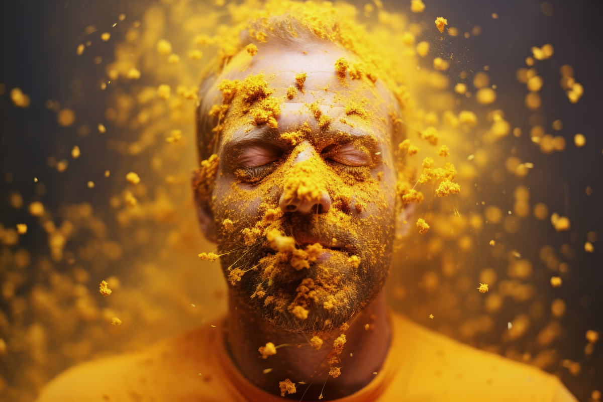 Flower Pollen Painting