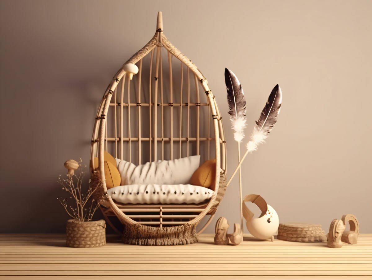 Minimalistic Boho Composition